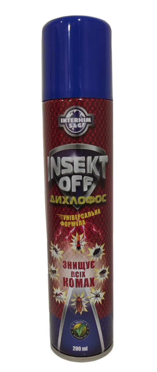 ИНСЕКТИЦИД INSEKT OFF 200 МЛ УНИВЕРСАЛЬНЫЙ